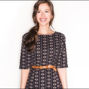 Mid-Century Mod Dress in Black by Mata Traders